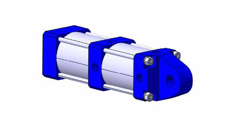 verins Vérins Type-C | Présentation 3D fabrication GEP17