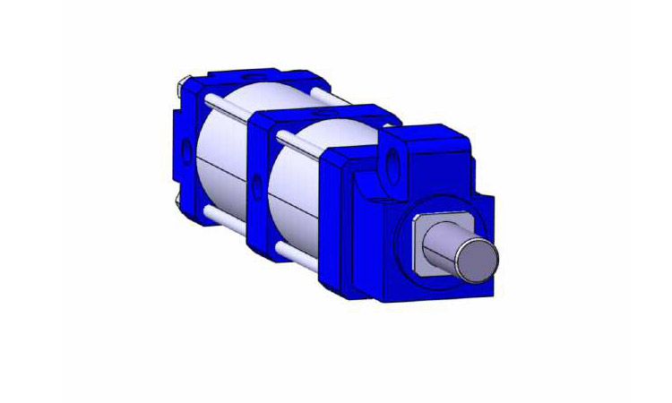 verins Vérins Type-H | Présentation 3D fabrication GEP17